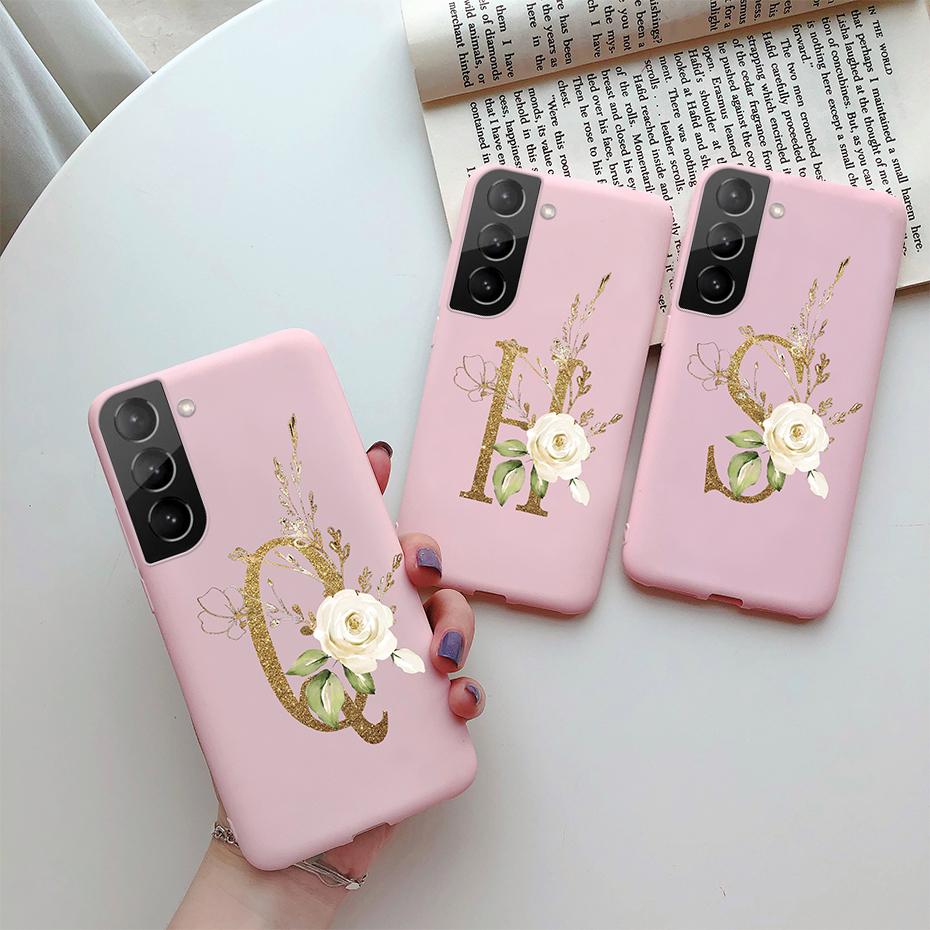 Чехол для Samsung S21 5G S21 Ultra Plus, тонкий, мягкий, с милыми буквами, для Samsung Galaxy S21 Plus 5G S21+ S 21 Ultra, чехлы для телефона