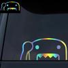 Машущий Half Domo Kun JDM Забавная виниловая наклейка на окно автомобиля, бампер, крышку багажника внедорожника, стиль, защита от царапин