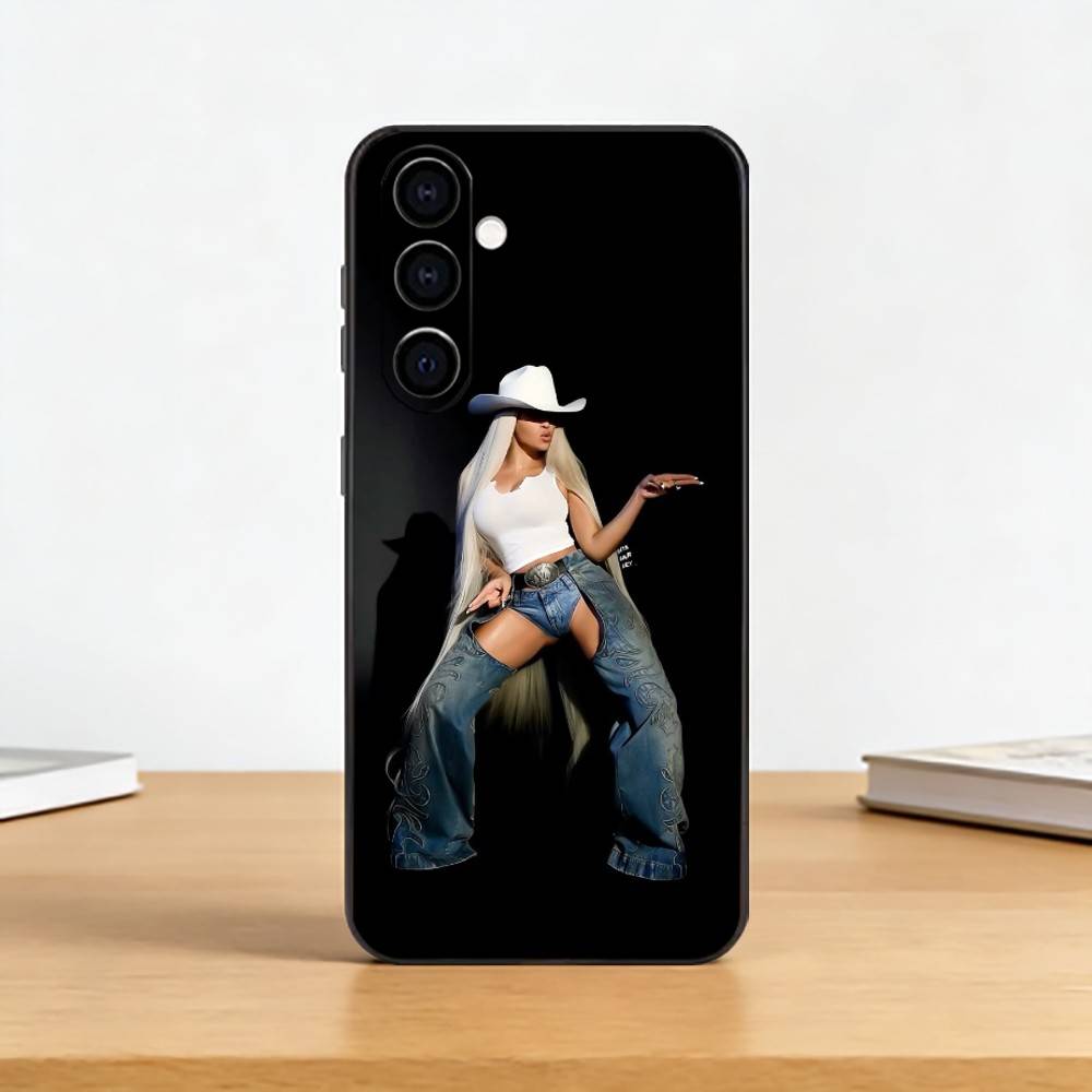 Beyoncé - Cowboy Carter Phone Case For Samsung Galaxy A73,A72,A71,A70,A53,A52,A51,Soft Silicone Black Cover