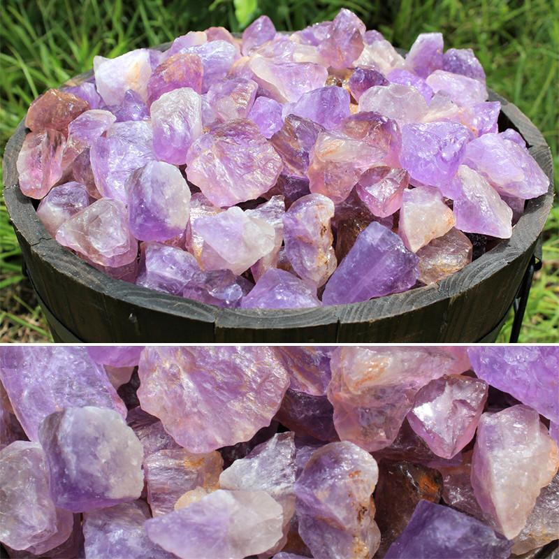 Natural Rough 100g Amethyst Gravel Stone Quartz Crystal Gemstone Home Decor