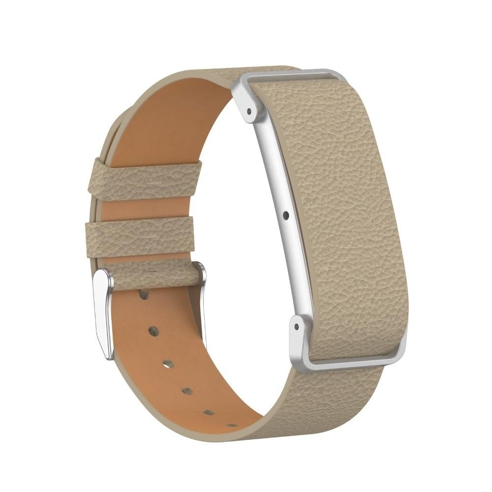 Adjustable Fitness Tracker Strap PU Leather Watch Strap for Google Fitbit Air for Men Women