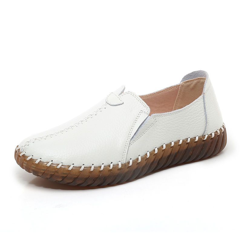 Women Flats Genuine Leather Shoes Women Slip On Shoes Woman Shoes Moccasins Loafers Shoes