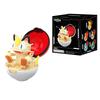 6 styles Pokemon Figure Bulbasaur Eevee Charmander Meowth Squirtle Pikachu action Pokeball elf Ball Toy action Doll kids gift