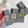 Матовый чехол с изображением цветов и сердца для Samsung Galaxy S22 S20 S21 FE S10 S9 Plus S8 Capa Note 20 Ultra 10 Lite Phone Fundas