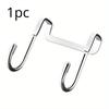 1/3/5 шт. крючки для шкафа, универсальные двойные крючки для дверей шкафа для подвешивания, ящиков, шкафов, кухонных принадлежностей, сумок, полотенец и ключей, крючки для шкафа