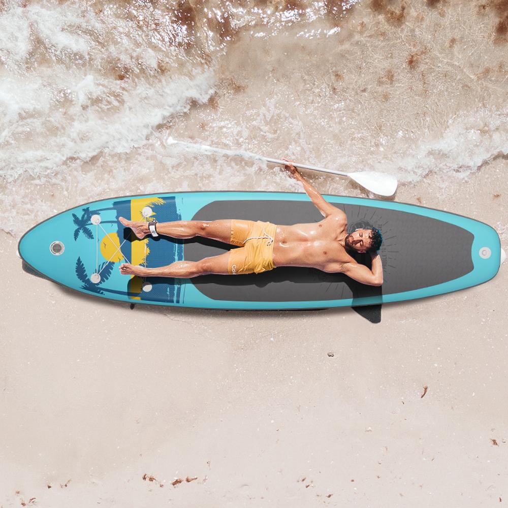 FunWater Stand Up Paddle Board Large Size 335×85×15CM Inflatable Paddling Board Surfboard Surf Sup Board Non-Slip  Paddle Board