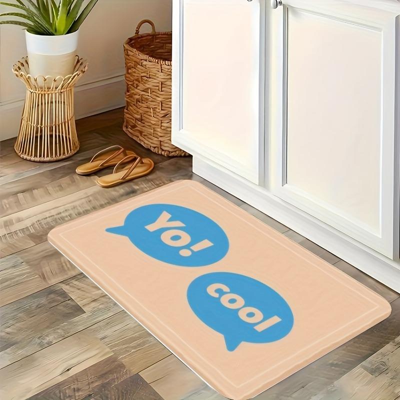 1 шт. Коврик для кухни с рисунком лодки, Нескользящий придверный коврик, Поп-дизайн, Коврик для ванной, Коврик для ванной, Ковер для дома, Раковина, Прачечная, Декор