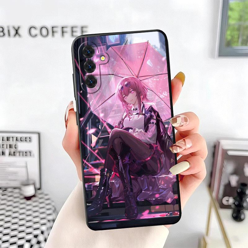 Honkai Star Rail Кафка Мягкий чехол для телефона для Samsung A17 A37 A57 A16 A26 A36 A56 A15 A25 A35 A55 A14 A24 A34 A54 A13 A23 A33 A53 A