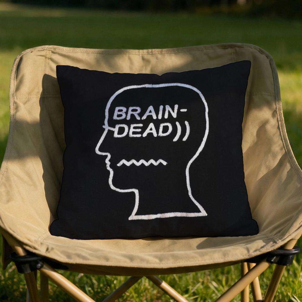 Los Angeles BBrain Dead Cushion Cover Soft Reversible Durable Pillow Cover MultiScene Use for Home Car Daily Comfort