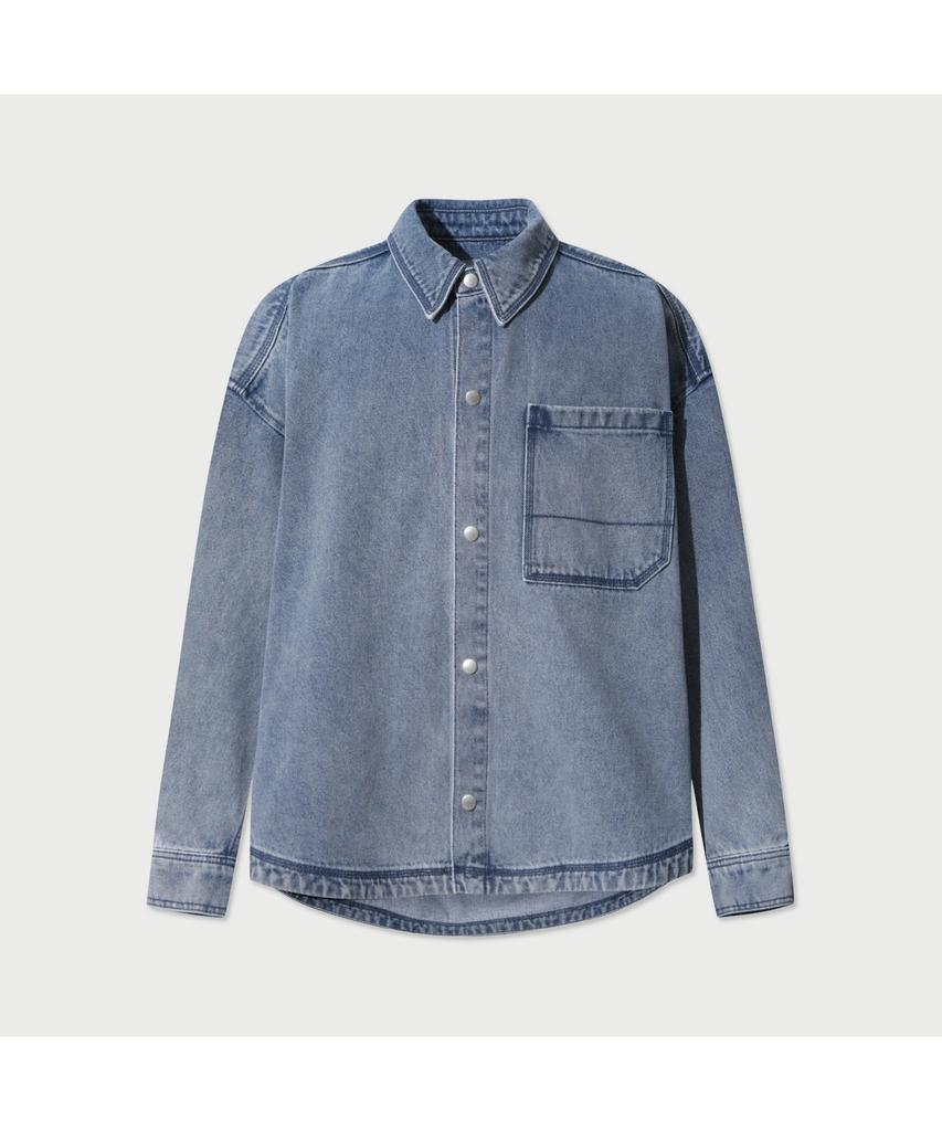 Iro Mutt Spring Denim Shirt Jacket - Light Blue