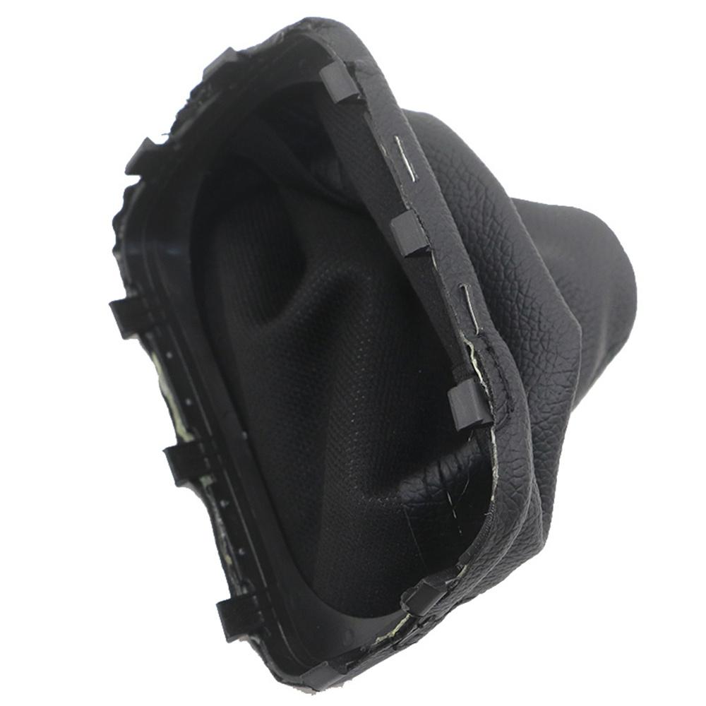 Черные кожаные чехлы ручки переключения передач для Kia Forte/Koup 2009-13 #84640-1M500WK