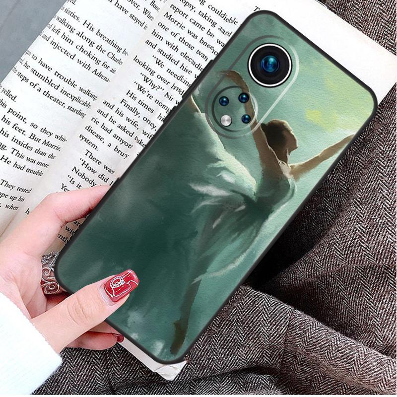 Чехол для танцовщицы балета для Honor Magic 8 6 7 Lite Honor 400 200 Pro 50 70 90 X8c X8b X9a X9c X9b X9d Win Cover