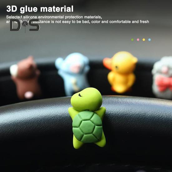 30 шт., украшения для автомобиля из смолы, милые мультяшные клейкие украшения для приборной панели, аксессуары для салона автомобиля