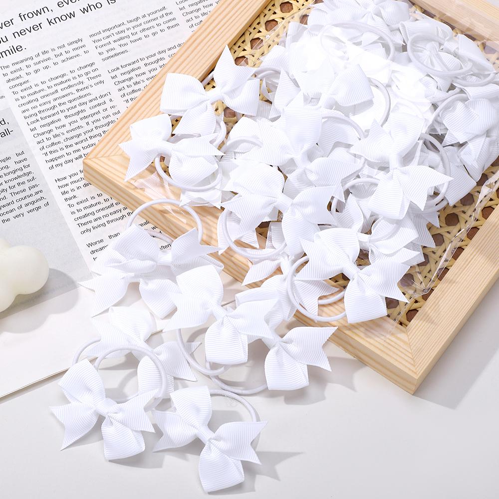 20 шт./лот Банты для волос из ленты для девочек Резинка Детские милые банты для чирлидинга Повязка на голову Бутик Детская повязка на голову головной убор ДЕТСКИЕ БАНТЫ