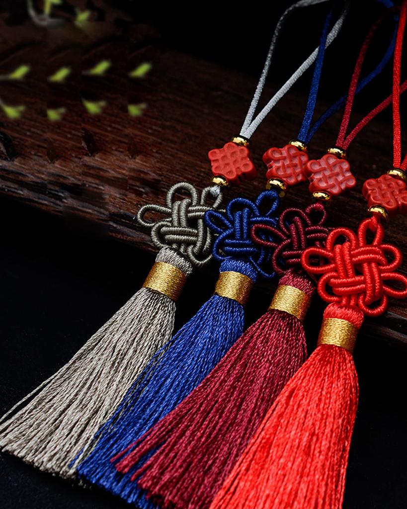 Набор кисточек-шармов с бахромой из 3 штук, китайский узел, декоративный элемент для рукоделия, кисточка цумами дзаику, брелок-кисточка, кисточка оби, канзаши, ювелирное изделие, сувенир, набор для веера своими руками, кисточки,
