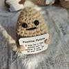 Positive Energy Potato Handmade Yarn Weaving Jewelry Ornament Doll Vegetable Fruit Holding Card Series Children's Comfort Gift