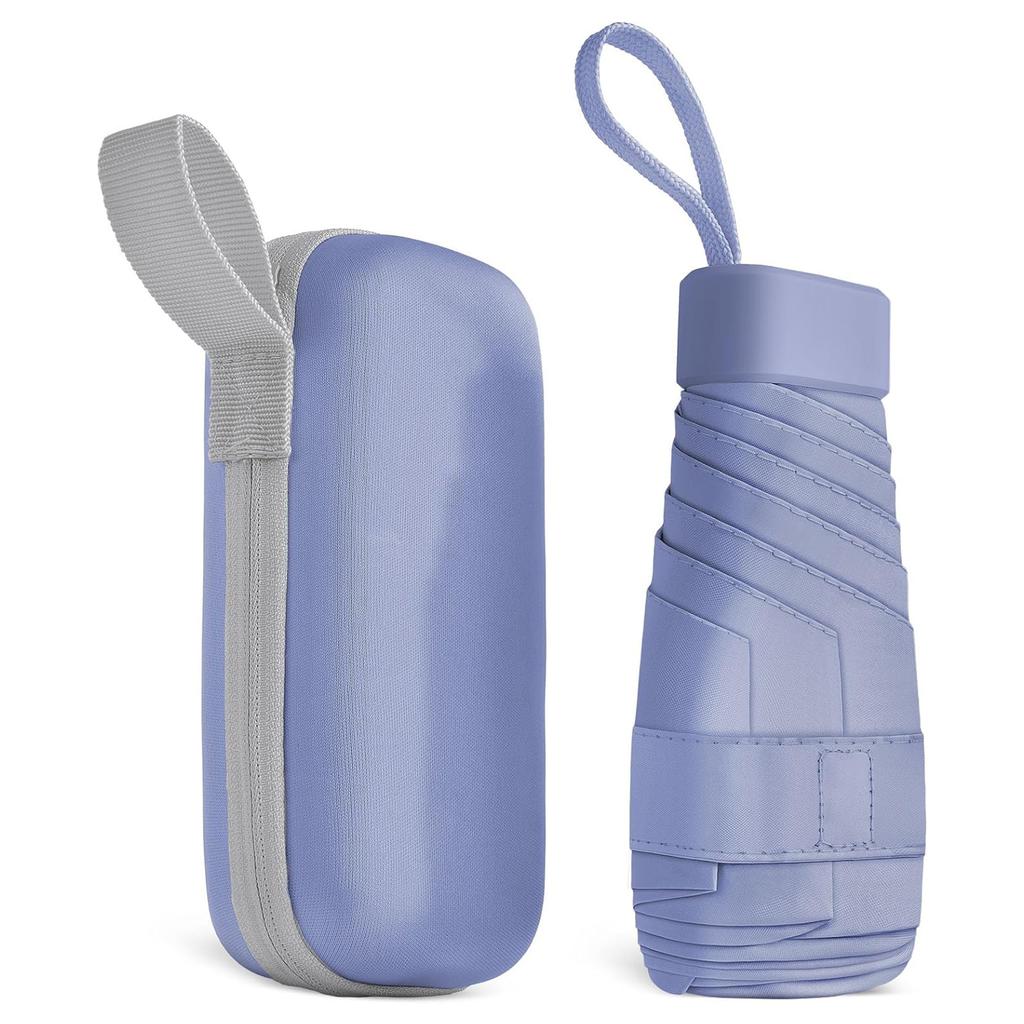 Мини складной зонт от солнца, портативные капсульные зонты от солнца с ящиком для хранения, наружные зонты от дождя для шопинга и путешествий