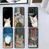 Смешные Кошки Модный Стиль Мягкий Чехол для Телефона для Samsung A17 A37 A57 A16 A26 A36 A56 A15 A25 A35 A55 A14 A24 A34 A54 A13 A23 A33 A53