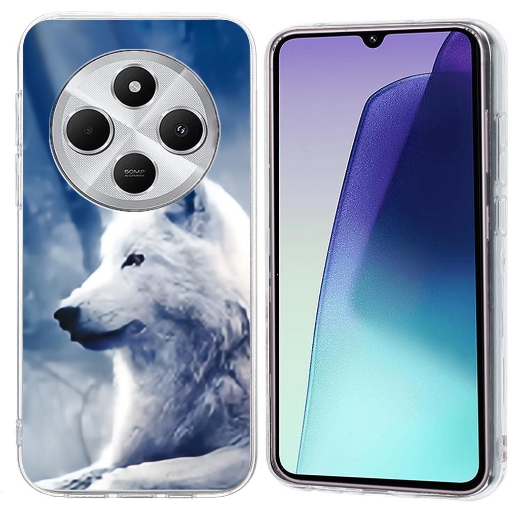 Для Xiaomi Poco C75 4G/Redmi 14R 5G/14C 4G Чехол с печатью узоров Противоударный Мягкий ТПУ Чехол для телефона