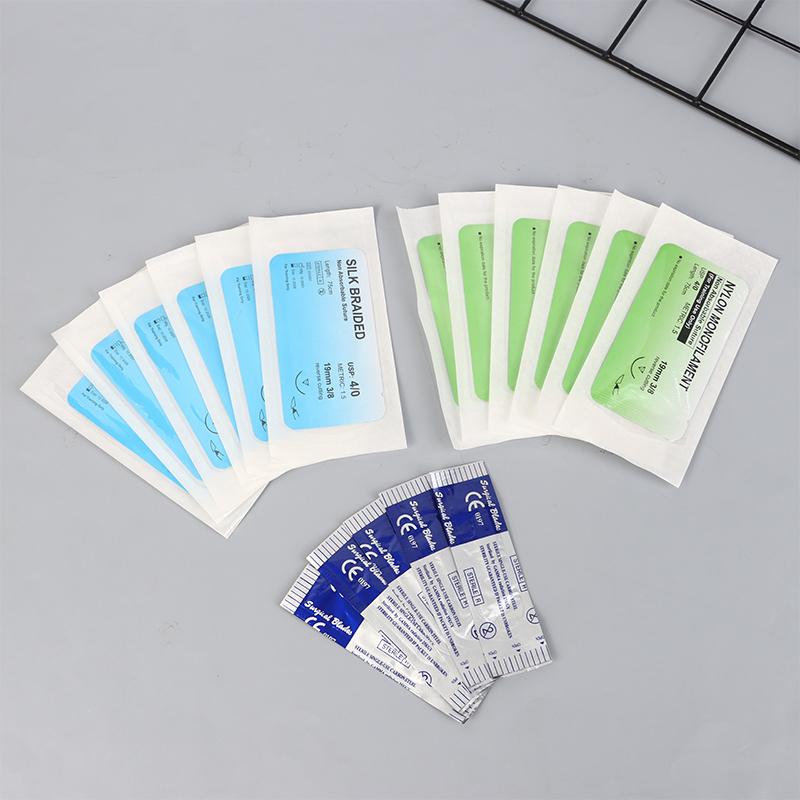 Medical Students Suture Practice Kit Surgical Training With Skin Pad Model Tool Set Educational Teaching Equipment Practice Set