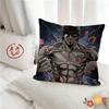 ПК Классический Аниме-экшен HHokuto No Ken Наволочка Модная Квадратная Наволочка Спальня Диван Комната Декор в стиле Ins Отдых