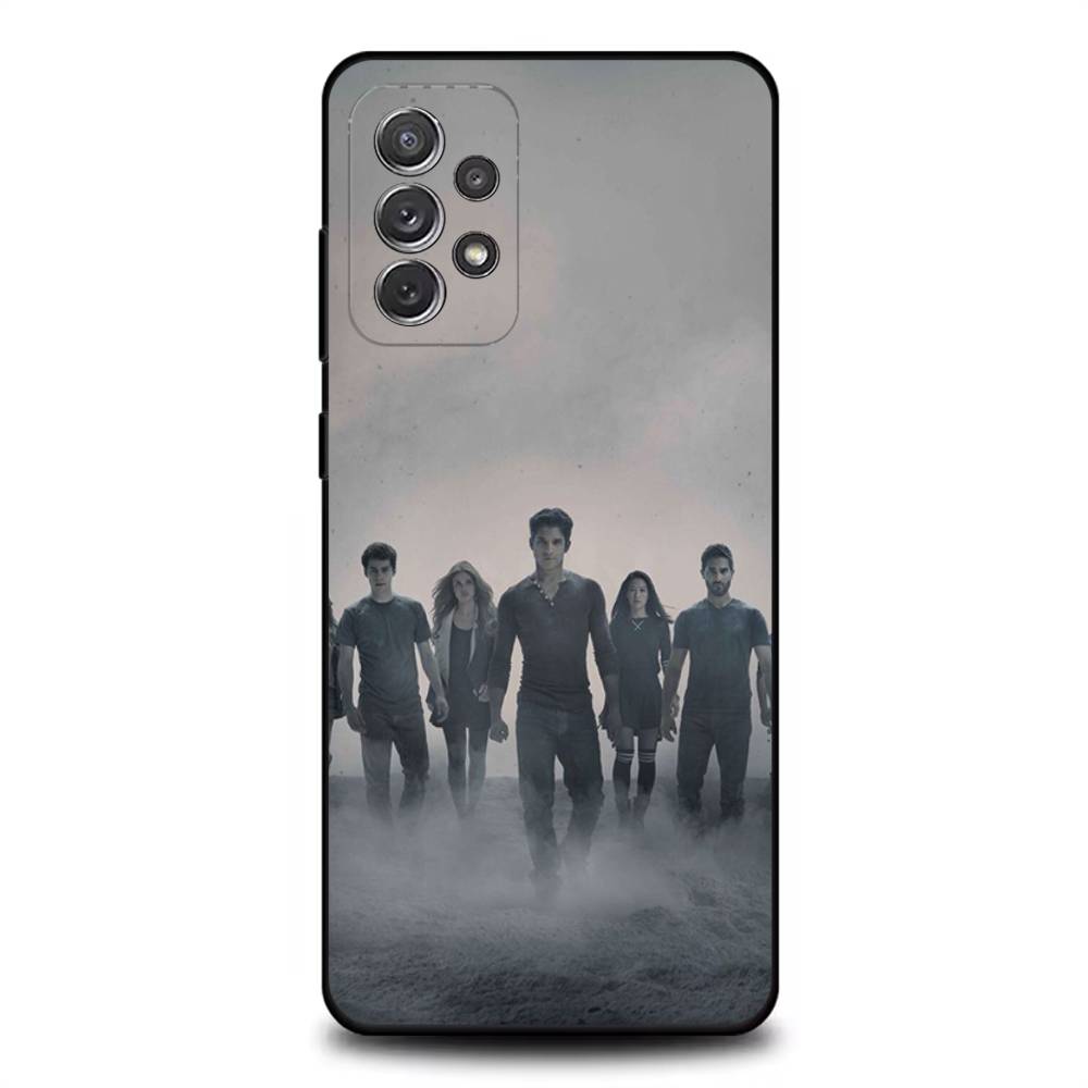 Чехол для телефона Teens Wolfs TV Dramas для Samsung S25, S24, S21, S22, S23, S30, Ultra, S20, Plus, Fe, Lite, Note, 10, 9, 5G Черный