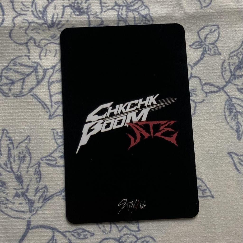 [USED] Felix Stray Kids CHK CHK BOOM ATE Sanoku Trading Card