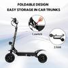 TOURSOR E5B Foldable Electric Scooter for Adults 6000W Motor 85km/h Speed 120km Range 60V40AH Battery 11-inch Off-road Tires