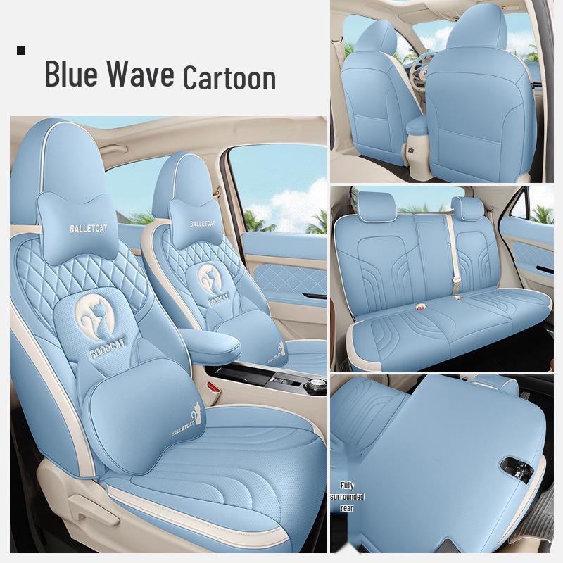 ZFL Sports Leather Seat Cushion Cover for Great Wall ORA Good Cat – All-Season Comfort