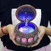 Светящаяся вращающаяся музыкальная шкатулка «Созвездие» для самостоятельной сборки: Креативный ретро-подарок для девочек - Идеально для Рождества или дней рождения