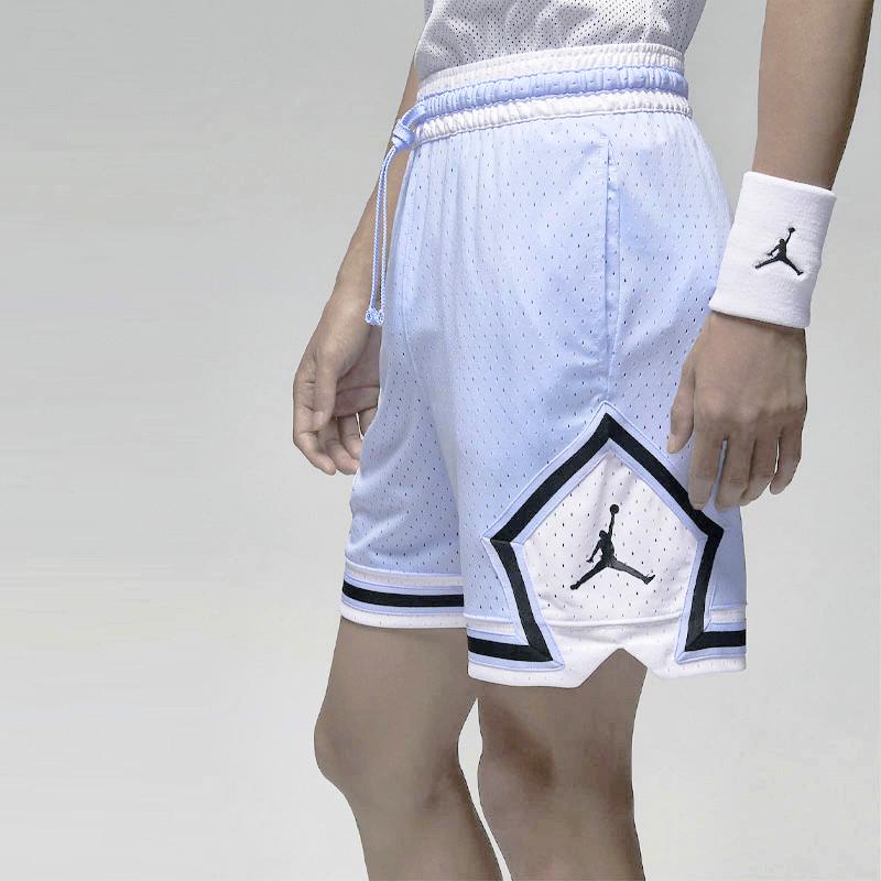 Jordan Dri-FIT Sport Контрастный логотип Быстросохнущие шорты Мужские низы Светло-бирюзовый DX1488-425