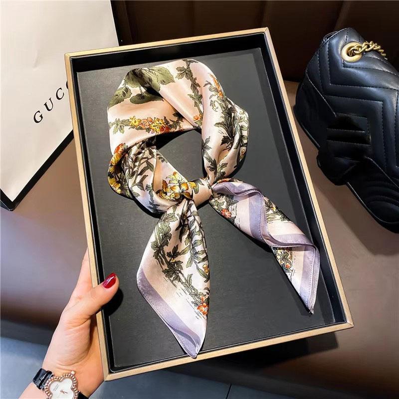 100% натуральный шелковый квадратный шарф женский бандана платок шарфы шали квадратный ворот фуляр накидки cachecol femme schals bufanda