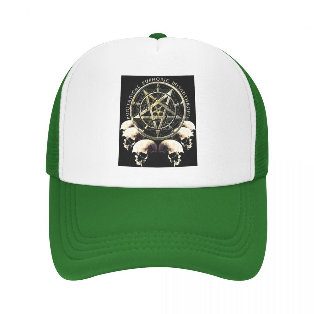 Dimmu Borgir Casual Plain Mesh Baseball Cap the Metal Band Adjustable Snapback Hats For Women Unisex Dad Trucker Hats