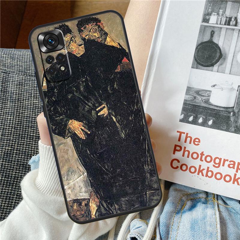 Egon Schiele Art Case For Xiaomi Redmi Note 12 10 9 11 Pro 9S 10S 11S 12S Cover For Redmi 12 9C 10C 12C 13C
