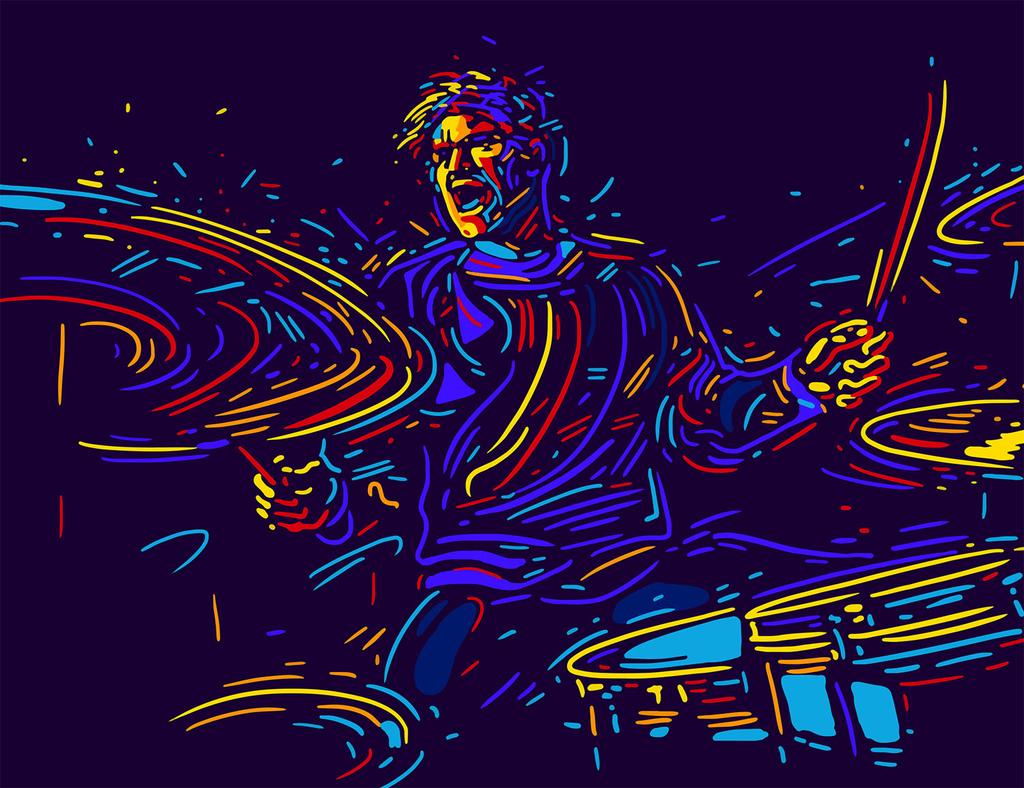 GLASS PLATE CUTTING BOARD 52x40 MUSICIAN