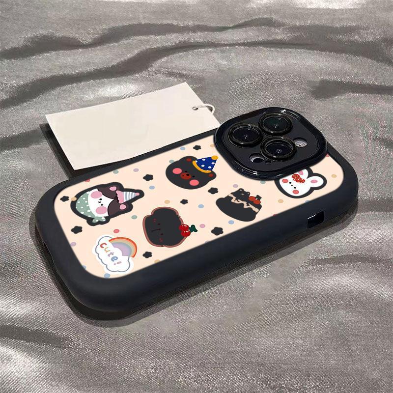Милый щенок-тортик Подходит для 17 Apple 15 Чехол для мобильного телефона Huawei Mate60oppo Xiaomi 14vivo Honor 10
