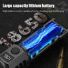 10000Lm High Power Led Flashlight Long-Range Usb C Rechargeable Flashlight Power Display Zoom Lantern for Outdoor Camping Torch