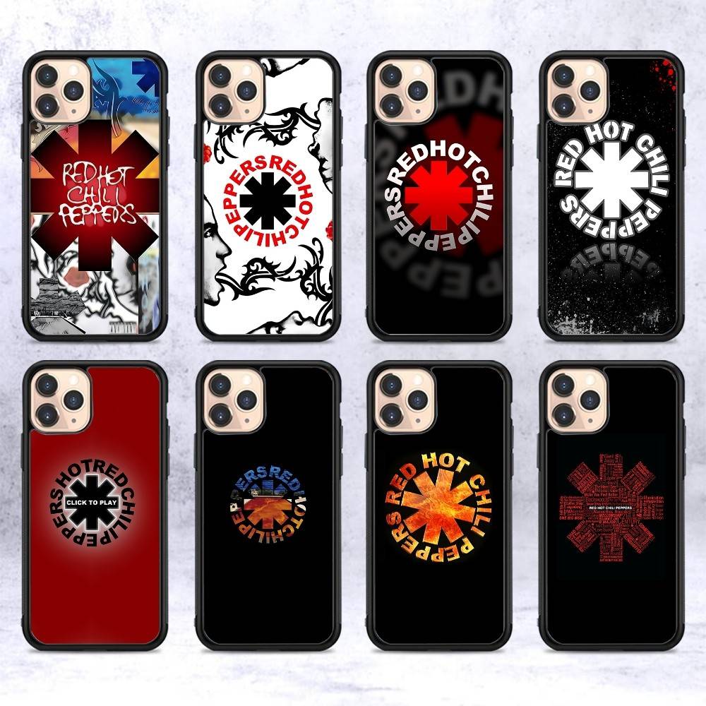 Чехол для телефона с изображением группы Red Hot Chili P-Peppers для iPhone 16 15 14 13 12 11 Pro Max Plus Ударопрочный Жесткий чехол из ТПУ+ПК