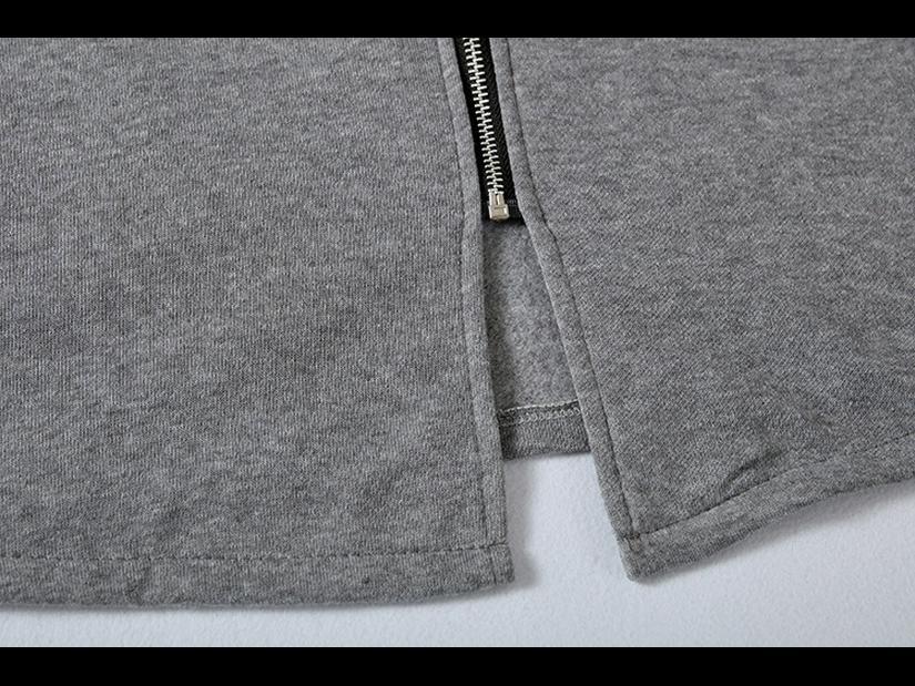 Women's 2021 Loose Fit Hooded Zipper Sweatshirt Jacket with Pockets