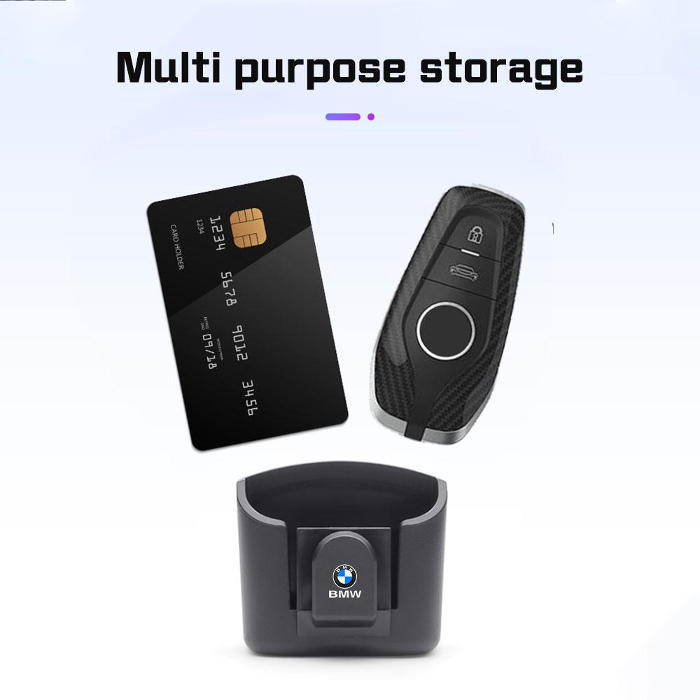 BBLB5 For BMW E36 E39 E46 E60 E90 E90 F10 F30 G20 G21 G30 G11 F15 Car Key Storage Box With Hook Adhesive Box Car Dashboard Key Holder