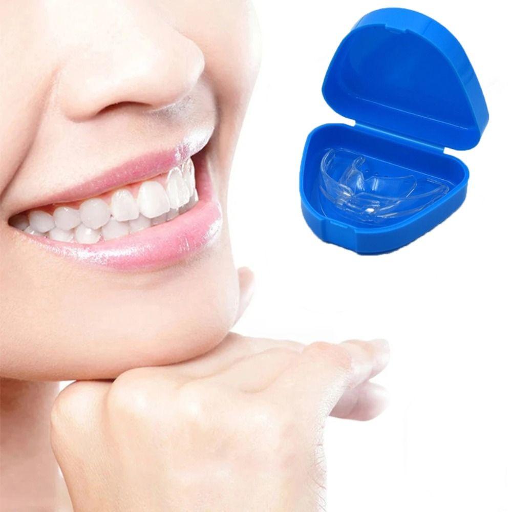 Solid Color Denture Bath Box Keep Dry Dental Sleeve Container New False Teeth Storage Box