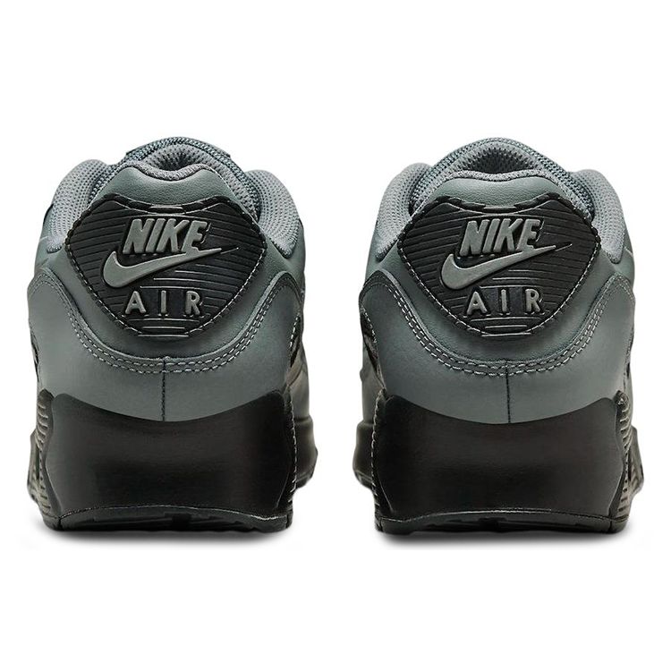 Nike Мужские кроссовки Air Max 90 Multi Swoosh — дымчато-серые, мандариновые, ярко-мандариновые, средне-пепельные, черные FN7810-001