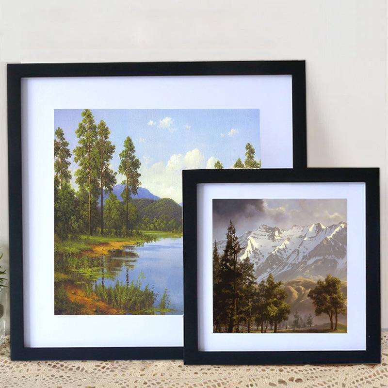 Деревянная фоторамка для настенного монтажа 15X15 20X20 25X25см А4 деревянная фоторамка подставка для фотографий фото декор памятный подарок