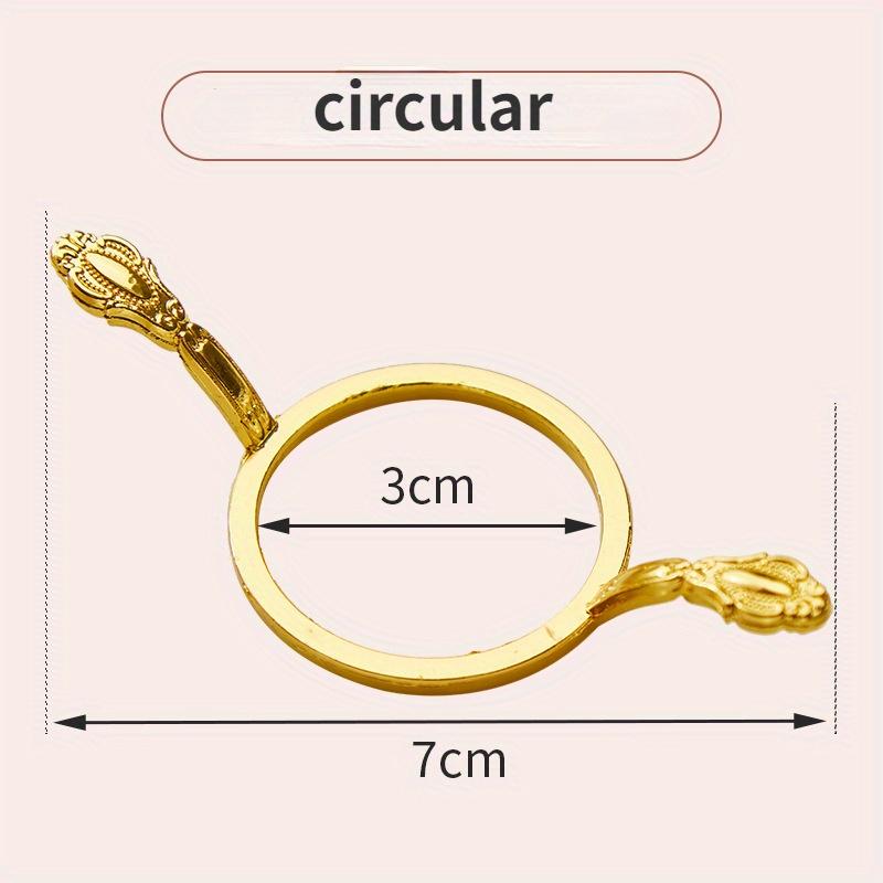 2шт. Форма для воска из лака, круглая форма, устройство для штамповки и формовки лака, металлическая форма для восковой герметизации