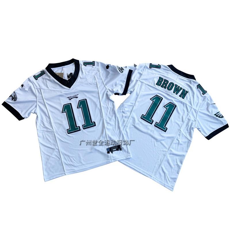 Mens Retro Embroidered American Football Jersey Philadelphia Eagles Vintage Style Sport Shirt Fan Wear