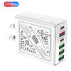 6 In 1 4 USB 2 Type C 3.1A Charging Fast Wall Charger For iPhone Samsung Xiaomi  Oppo Mobile Phone Adapter