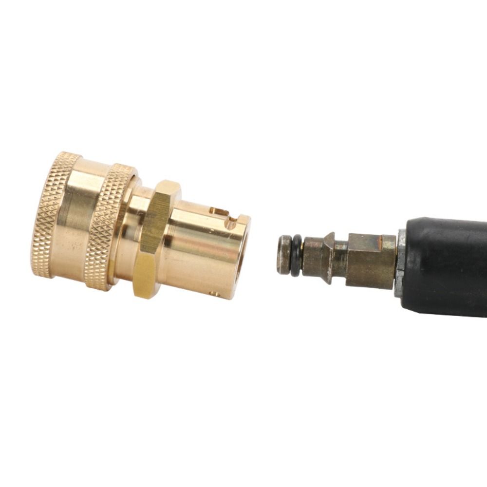 1Set Brass Pressure Washer Quick Connector Anti Tangle Adapter for Hose and Water Torch Connection