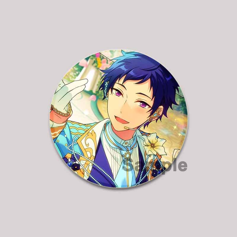 32/44/58 мм ансамбль звезд лацкан значок круглая аниме брошь Юдзуру Фусими значок для рюкзака одежда эмалированная булавка мультфильм косплей подарок аксессуар