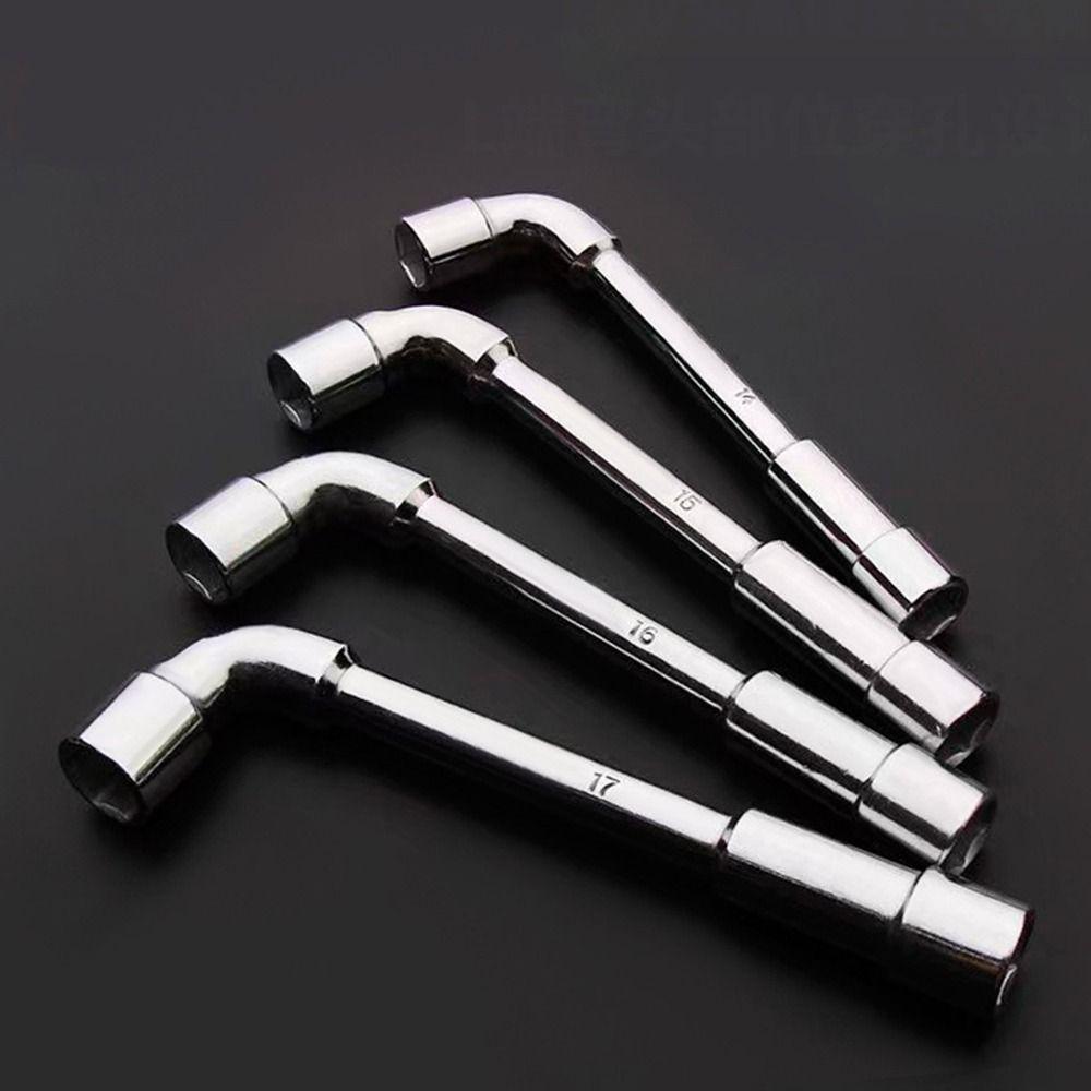 High Torque Car Repair Tool Multipurpose Hexagonal Spanner Socket Wrench Hand Tool L-shaped