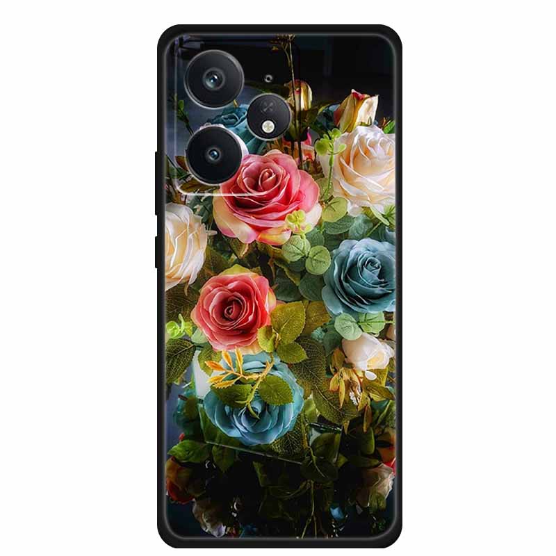 Чехол для телефона Realme Neo 7 Задняя крышка Чехол Ударопрочный Черный Силикон Мягкий Funda Для Realme Neo7 5G Чехол Coque Ударопрочный Capas